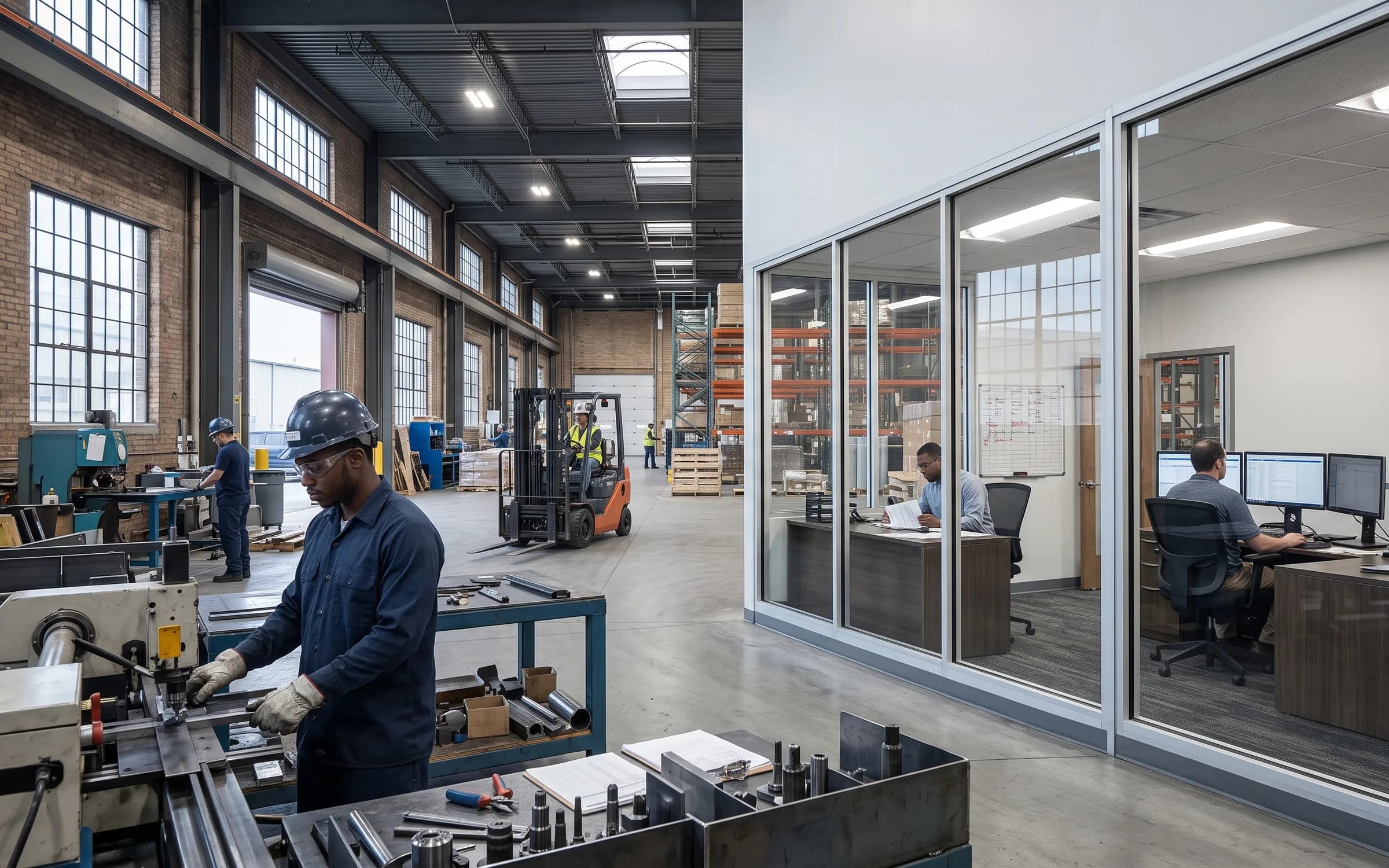Professionals working across production, distribution, and operations support.